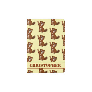 Beaver Design Personalised Passport Holder