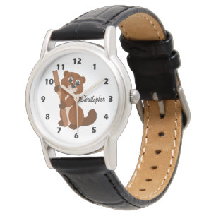 Beaver Design Personalized Watch