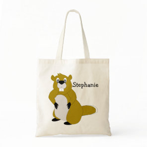 Beaver Design Tote Bag
