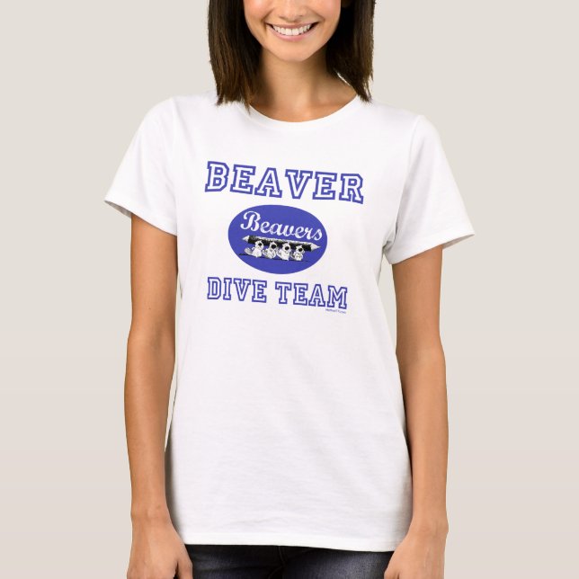 Beaver Dive Team Lez T-Shirt (Front)