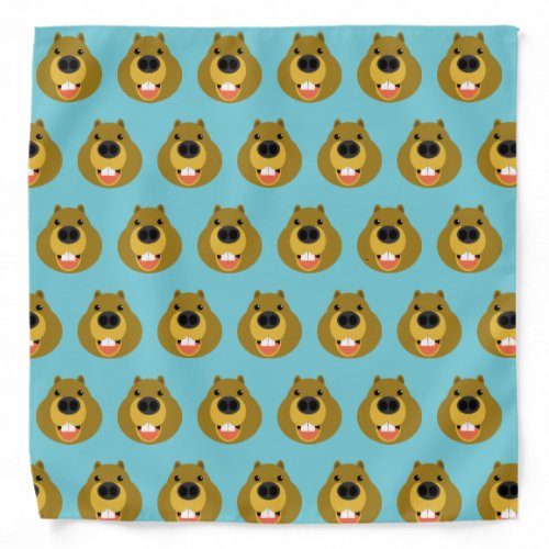 Beaver Face TP Bandana