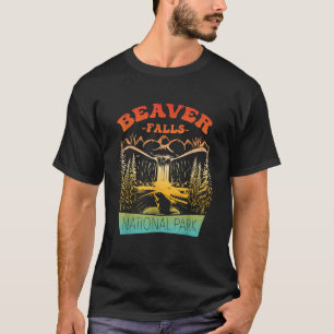 Beaver Falls National Park Vintage Design T Shirt