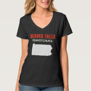 Beaver Falls Pennsylvania USA State America Travel T-Shirt