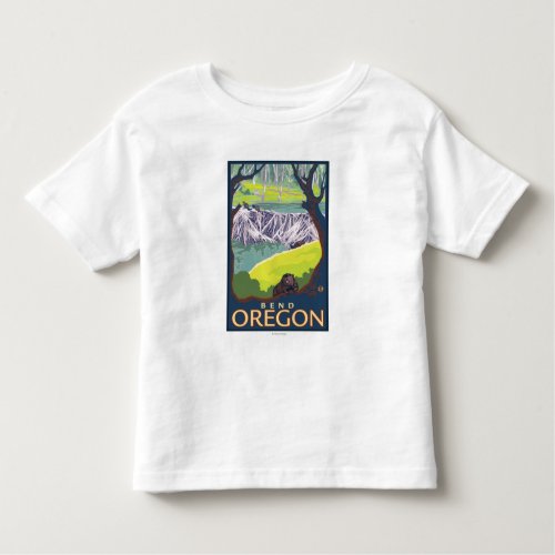 Beaver Family _ Bend Oregon Toddler T_shirt