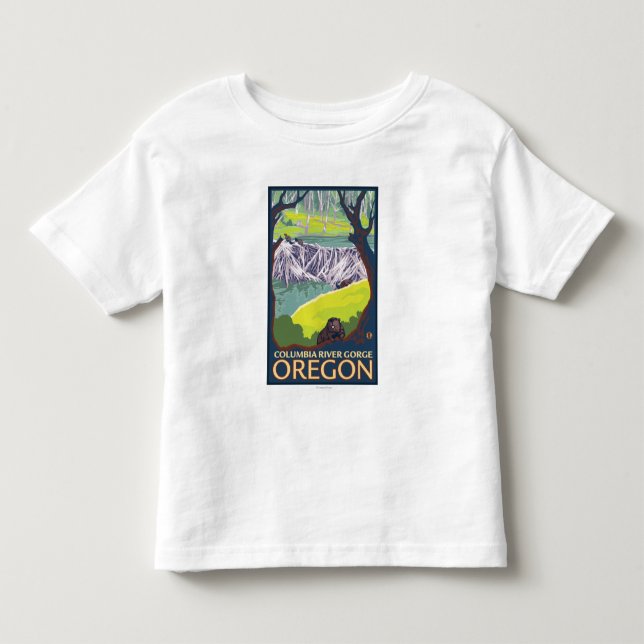 Beaver Family - Columbia River Gorge, Oregon Toddler T-shirt (Front)