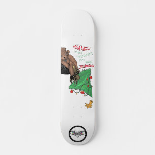 Beaver funny sayings comic drawing skateboard