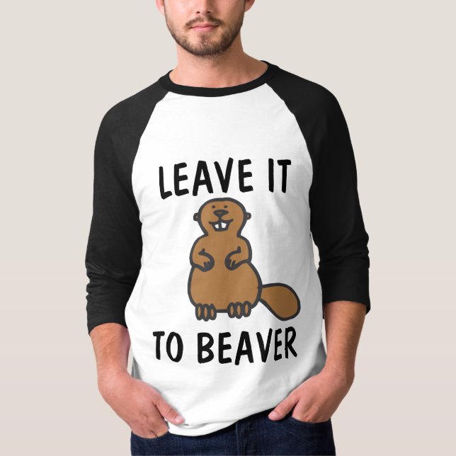 BEAVER FUNNY T-SHIRTS (Front)