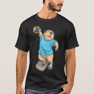 Beaver Handball player Handball T-Shirt