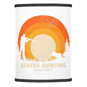 Beaver Hunter Lucky Charm Beaver Hunting Lamp Shade
