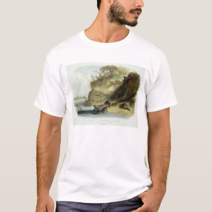 Beaver Hut on the Missouri, plate 17 from volume 1 T-Shirt