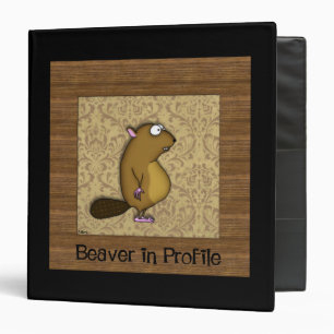 Beaver in Profile Binder