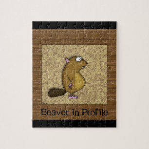 Beaver in Profile Jigsaw Puzzle