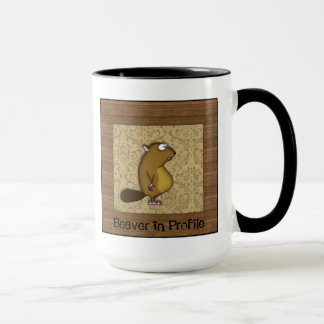 Beaver in Profile Mug