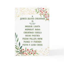 Beaver Island Christmas Card