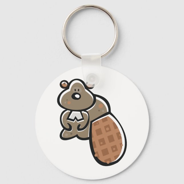 Beaver Keychain (Front)