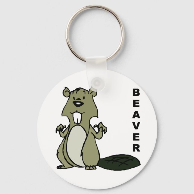 Beaver Keychain (Front)