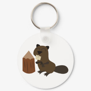 Beaver Keychain