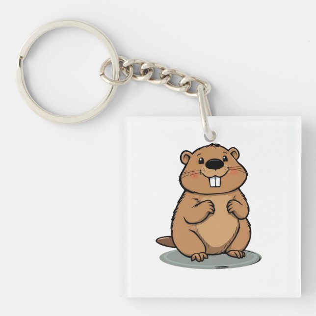 Beaver Keychain (Front)