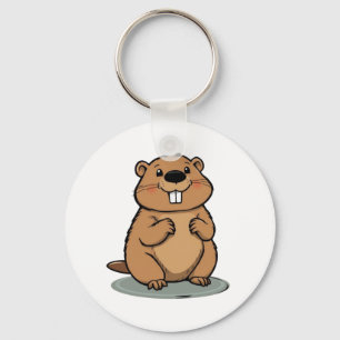 Beaver Keychain