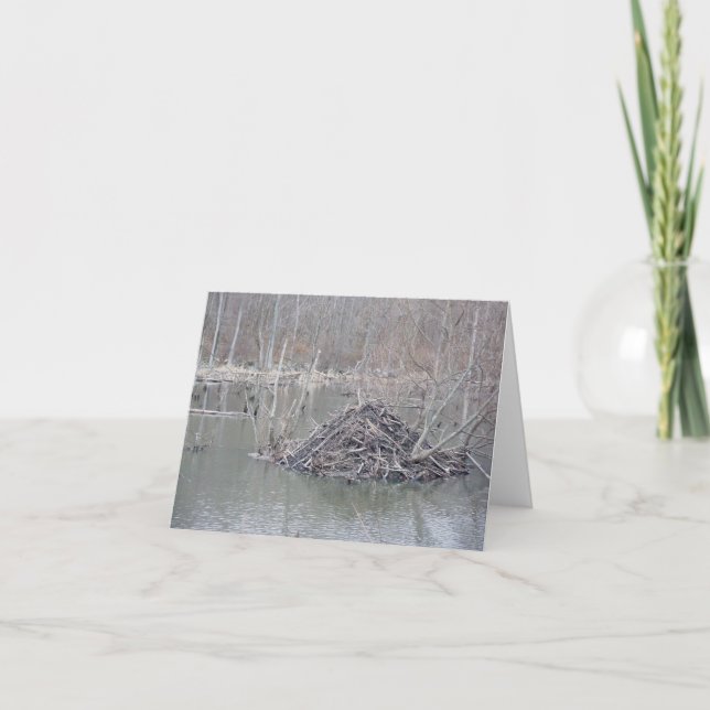 Beaver Lodge #1 Note Card (Front)