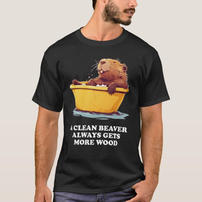 Beaver Lover Bath T-Shirt (Front)
