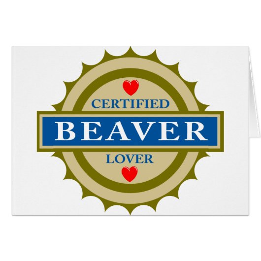 Beaver Lover Cards (Front Horizontal)