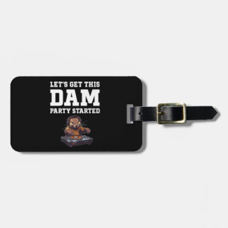 Beaver Lover DJ _2 Luggage Tag
