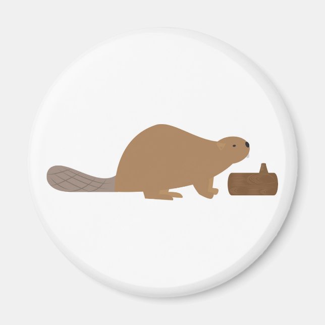 Beaver Magnet (Front)