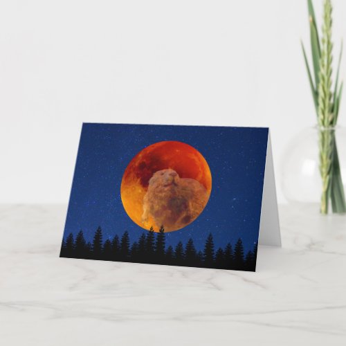 Beaver Moon in November Card