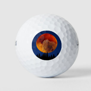 Beaver Moon in November Golf Balls