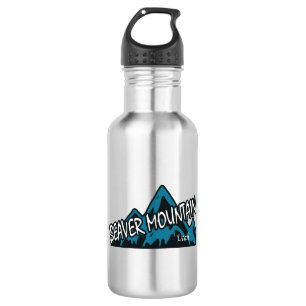 Beaver Mountain Resort Mountains Stainless Steel Water Bottle