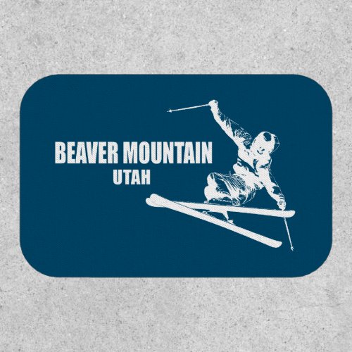 Beaver Mountain Resort Utah Skier Patch