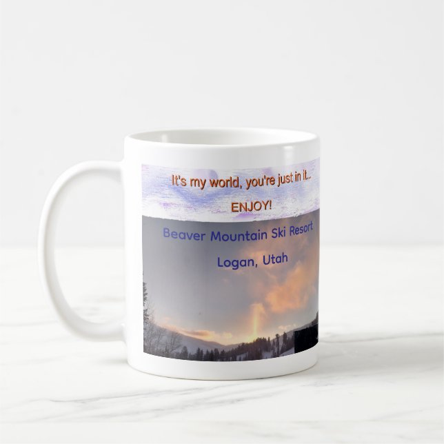 Beaver Mountain Ski Resort Mug (Left)