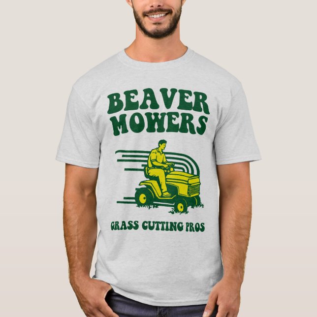 Beaver Mowers T-Shirt (Front)