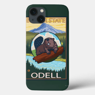 Beaver & Mt. Hood - Odell, Oregon iPhone 13 Case