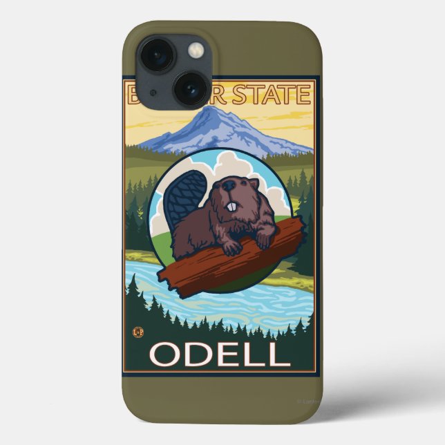 Beaver & Mt. Hood - Odell, Oregon Case-Mate iPhone Case (Back)