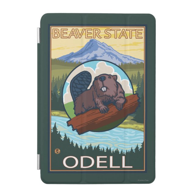 Beaver & Mt. Hood - Odell, Oregon iPad Mini Cover (Front)