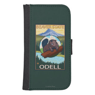 Beaver & Mt. Hood - Odell, Oregon Phone Wallet