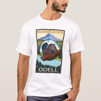Beaver & Mt. Hood - Odell, Oregon T-Shirt