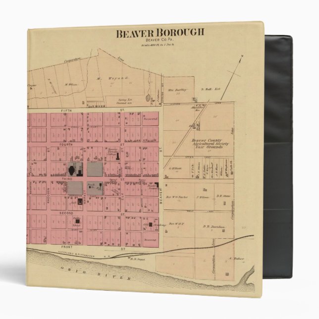 Beaver, Pennsylvania 3 Ring Binder (Front/Inside)