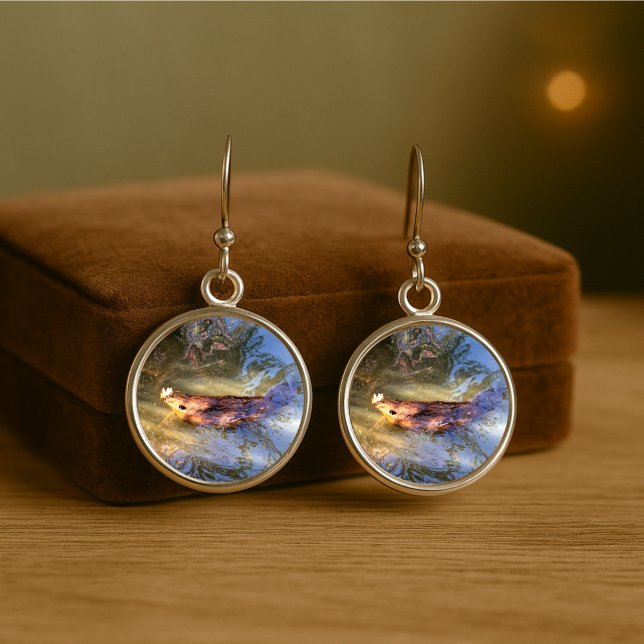 Beaver Photo Leaf in Mouth Earrings (Creator Uploaded)