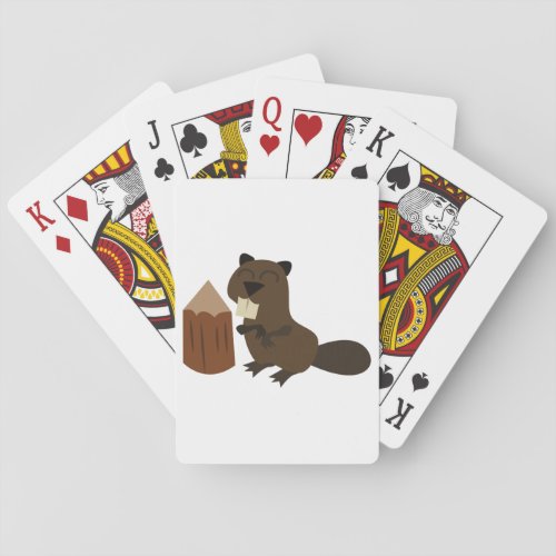 Beaver Poker Cards