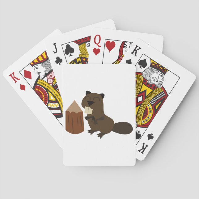 Beaver Poker Cards (Back)