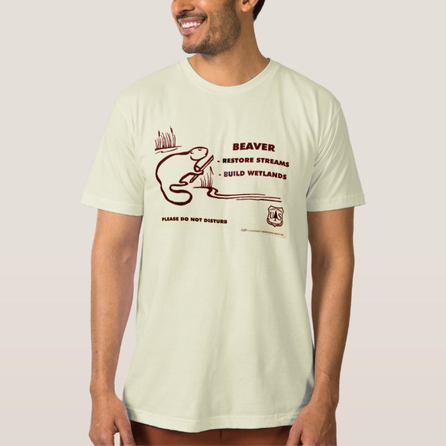 Beaver Restore Streams T-Shirt (Front)