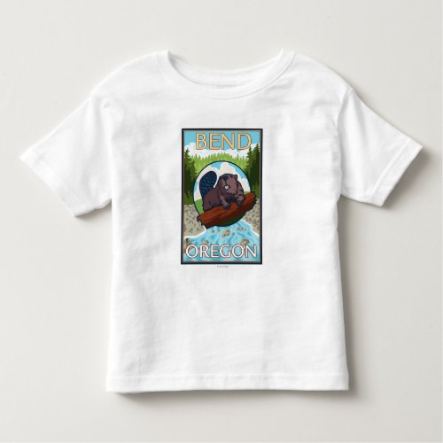 Beaver  River _ Bend Oregon Toddler T_shirt