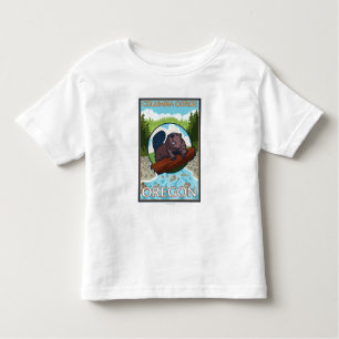 Beaver & River - Columbia Gorge, Oregon Toddler T-shirt