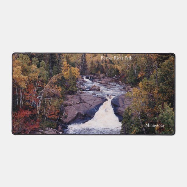 Beaver River Falls desk mat (Front)