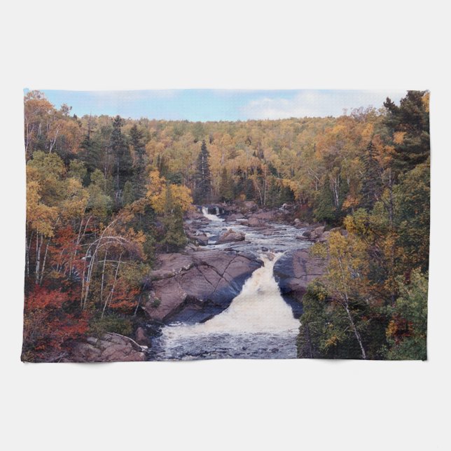 Beaver River Falls kitchen towel (Horizontal)