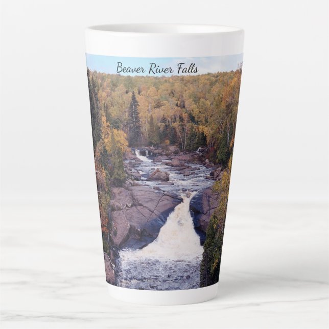 Beaver River Falls latte mug (Front)