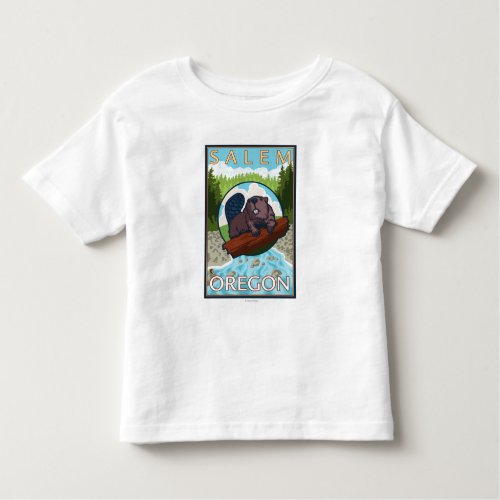 Beaver  River _ Salem Oregon Toddler T_shirt